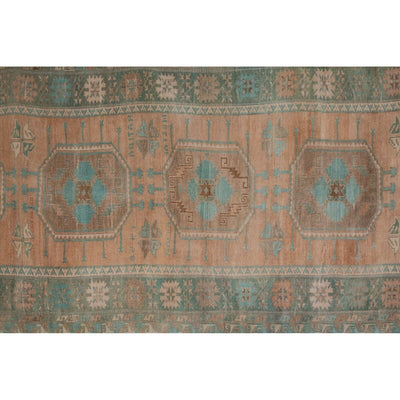 Distressed Pastel Turkish Karapinar Runner - Hallway Carpet 4'12" X 13'2"