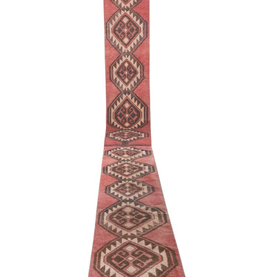 Decorative Soft Colors Rug Runner, Muted Soft Colors Authentic Pale Peach Carpet