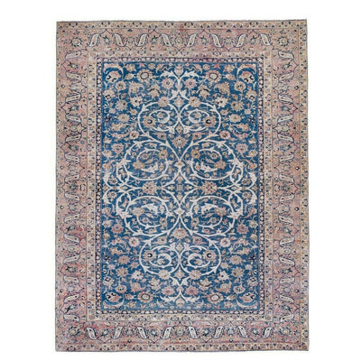 Hand Knotted Contemporary Large Turkish Oushak Rug