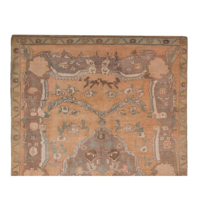 Vintage Unique Anatolian Nomad Area Rug 4.7x7.5 Tribal Hand-Made Oriental Carpet