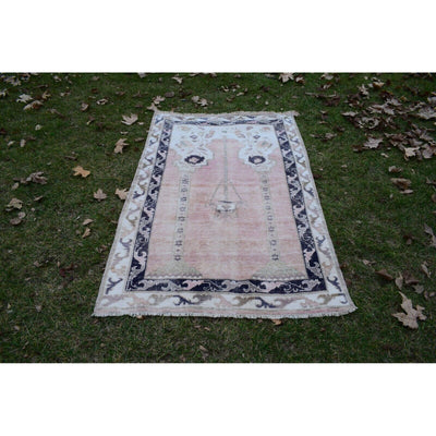 Turkish Soft Muted Color Oushak Living Room Rug 3'6" X 5'8"