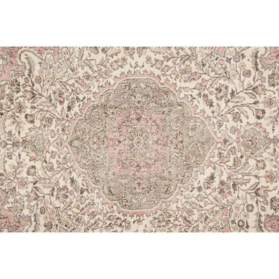 Distressed Vintage Turkish Sparta Rug - 6'11" X 9'10"