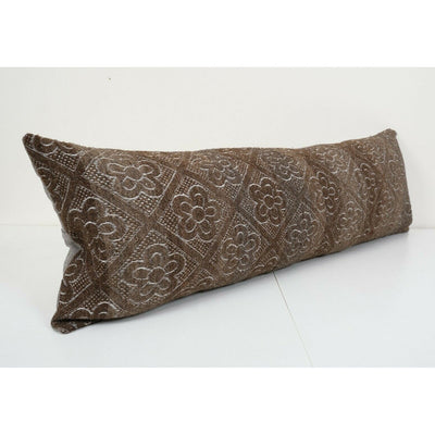 Queen Boho Woven Bedding Kilim Pillow Cover, Oversize Wool Pillow 16" x 45"