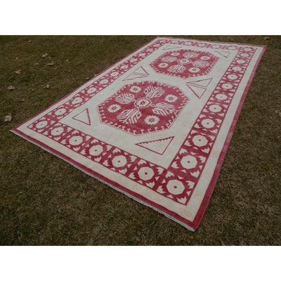 Vintage Oversize Turkish Kars Rug - Designer Carpet 6'2" X 10'4"