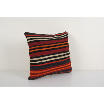 Turkish Kilim Pillow Case, Handmade Decorative Throw Pillow