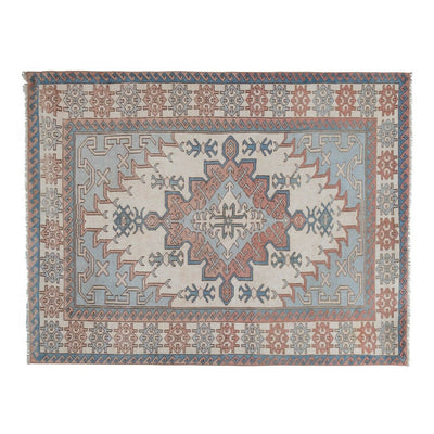 Vintage Oversize Gray Turkish Oushak Rug 5'8" X 7'5"