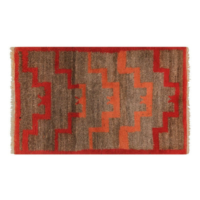 Vintage Organic Wool Turkish Tulu Rug - Designer Carpet