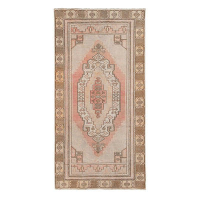 Vintage Turkish Konya Taspinar Rug With Venetian Renaissance Style 3'10" X 7'5"
