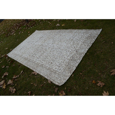 Vintage Oriental Turkish Oushak Rug - Oversize Wool Carpet 5'6" X 9'6"