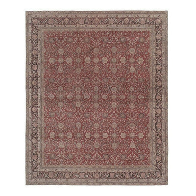 Hand Knotted Contemporary Large Turkish Oushak Rug with Mid-Century Design