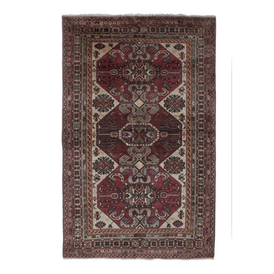 Early 20th Century Antique Caucasian Wool Rug 4'4'' X 6'9''