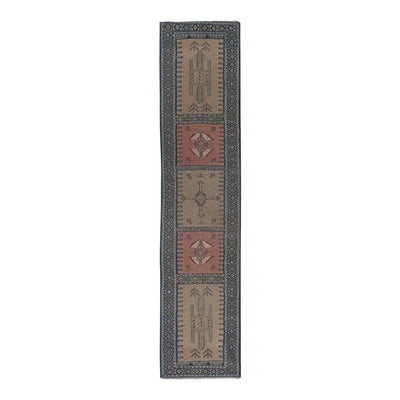 Handwoven Tribal Embroidery Tapestry Kelim, Wall Hanging Rug 3'1'' x 13'3''