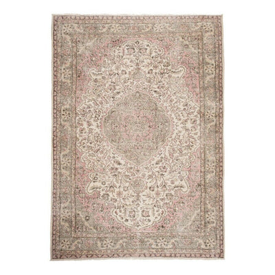 Distressed Vintage Turkish Sparta Rug - 6'11" X 9'10"