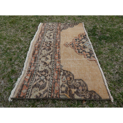 Turkish Oushak Yastik Rug 20'' X 34''