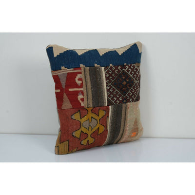 20" x 20" Oversize Turkish Patchwork Pillow