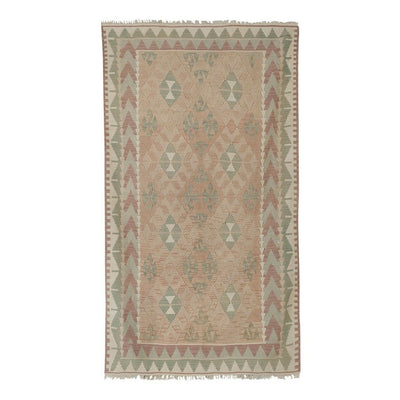 Classic Handwoven Turkish Konya Kilim Production Rug 4'6" X 7'7"