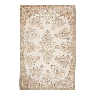 Vintage Oversize Turkish Oushak Rug With Soft Color 6'11" X 10'6"