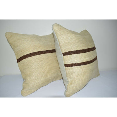 18" X 18" Hemp Pillow Cover