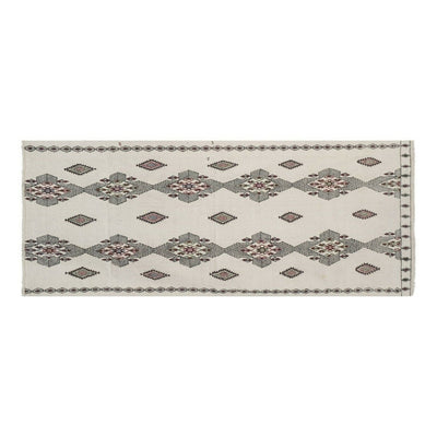 Vintage Wool Nomadic Deco Jajim Kilim Rug