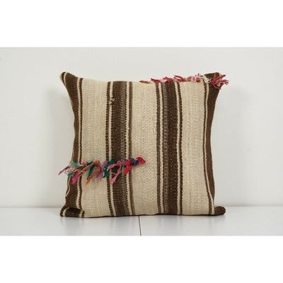 Organic Wool Turkish Kilim Pillow