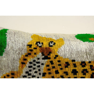 Set of Two Ikat Velvet Pillow Cover, Pair HandmadeTiger Silk Velvet